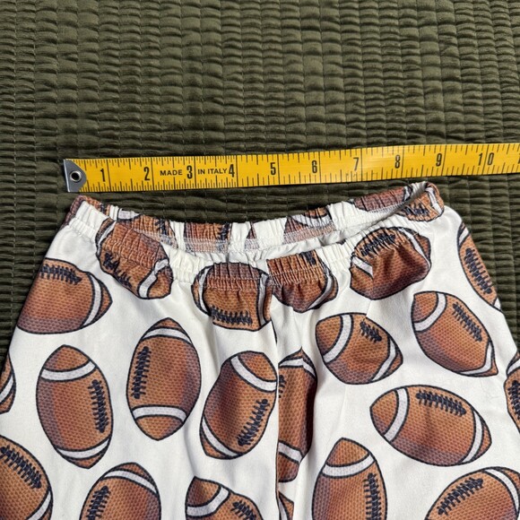 Kid Life Boutique Football Outfit flare pants bleach shirt size 7-8 - Picture 4 of 10